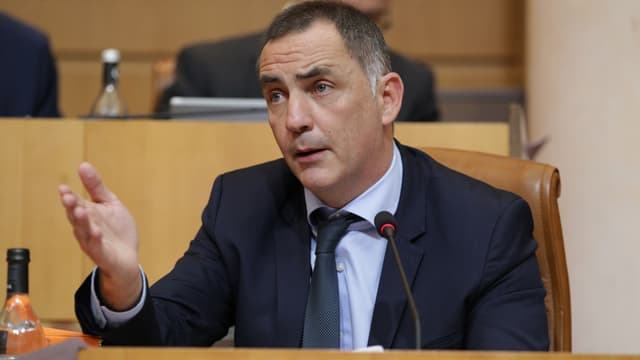 Gilles Simeoni, à Ajaccio le 28 novembre 2019