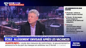 Allègement des restrictions: pour le Pr Frédéric Adnet, "il est logique qu'on annonce une série de bonnes nouvelles"