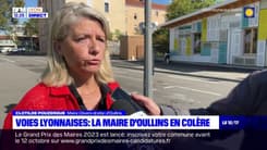 Voies lyonnaises: la maire de la commune d'Oullins en colère