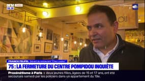 Paris: la fermeture du Centre Pompidou inquiète les commerçants du quartier