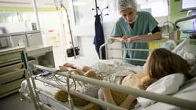 Enfant hospitalisé (illustration)