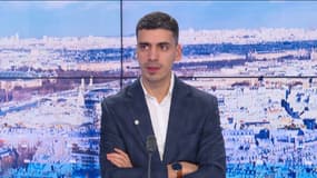 Me Mourad Battikh, avocat de la famille de Sihem, disparue depuis le 25 janvier, sur BFMTV ce mercredi 1er février 2023.