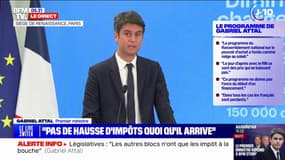 Législatives: le Smic à 1.600 euros, "ce sont 500.000 emplois qui disparaissent", assure Gabriel Attal
