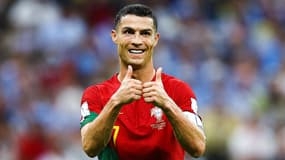 Cristiano Ronaldo pendant le Mondial 2022 avec le Portugal
