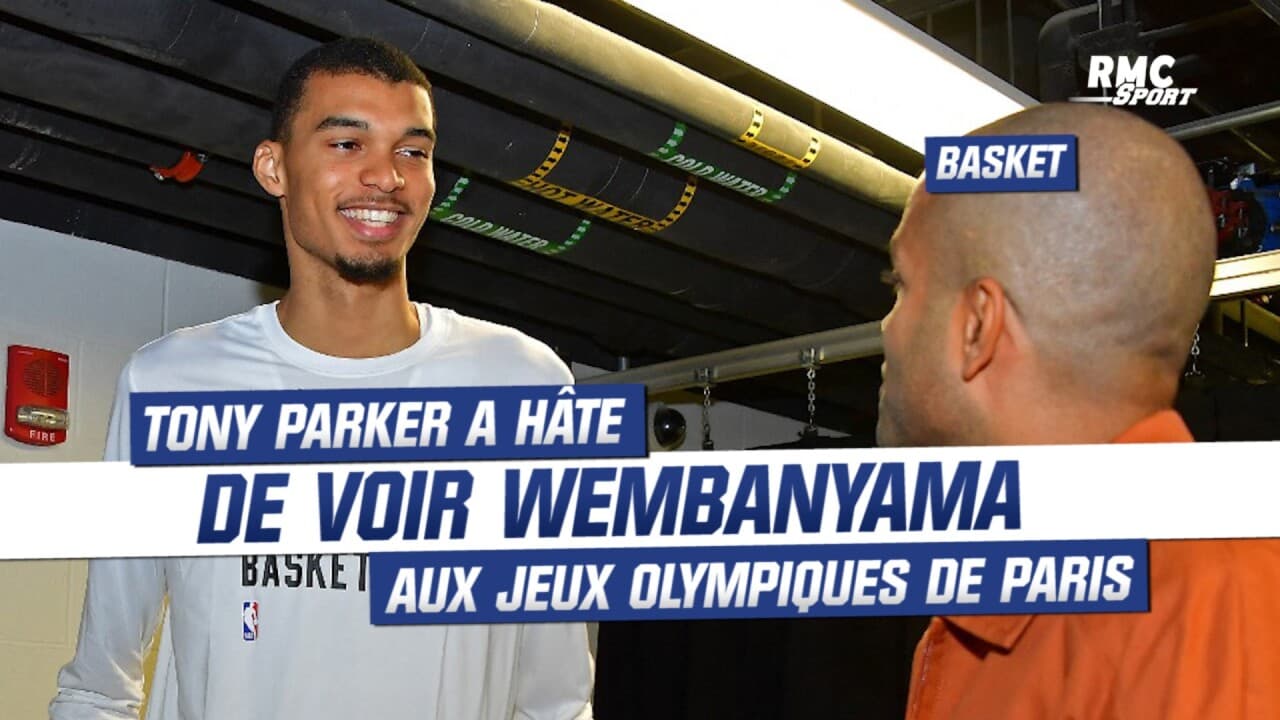 "Le basket français est entre de bonnes mains" avec Wembanyama, se réjouit Parker