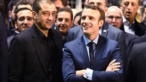 Mourad Boudjellal et Emmanuel Macron