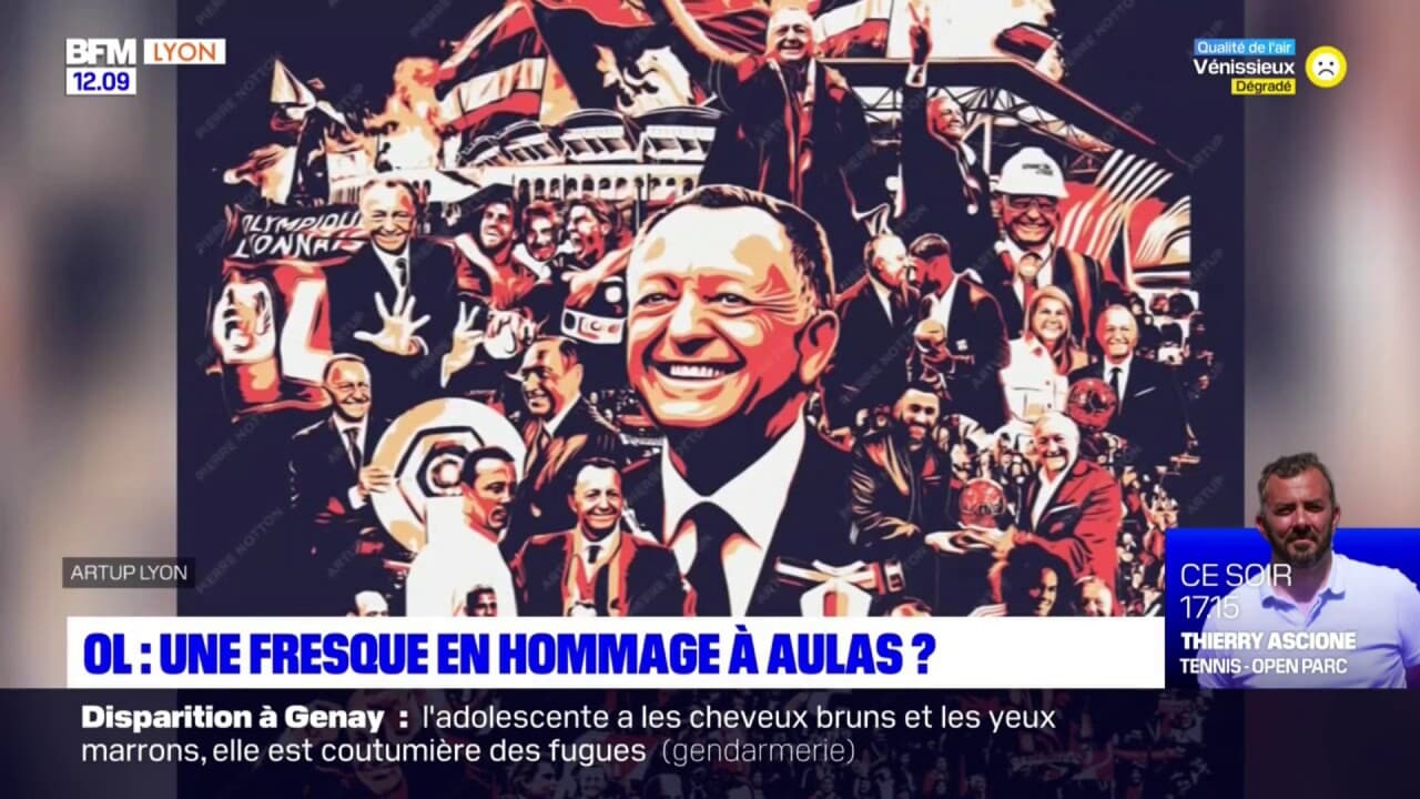 OL: Une Fresque En Hommage à Jean-Michel Aulas?