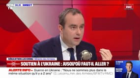 Guerre en Ukraine: l'hypothèse "d'envoyer des troupes au sol combattantes" n'est pas "mise sur la table", affirme Sébastien Lecornu