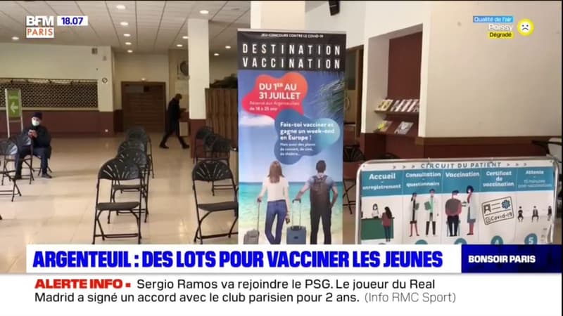 Argenteuil: des lots de tombola pour vacciner les jeunes