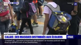 Covid-19: la ville de Calais distribue des masques aux écoliers