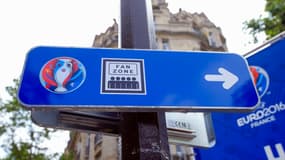 Une fan-zone à Paris lors de l'Euro 2016