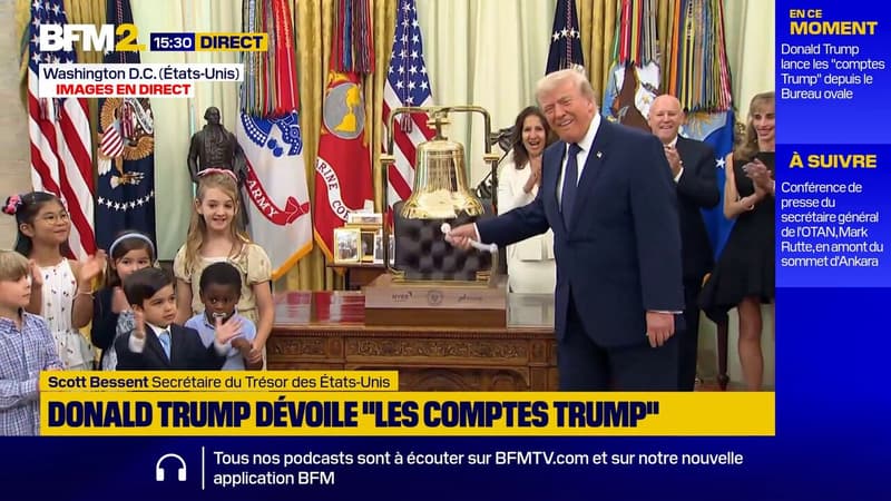 "Le rêve américain appartient à chaque enfant": Donald Trump lance officiellement les "Trump Accounts", un programme d'investissement pour enfants