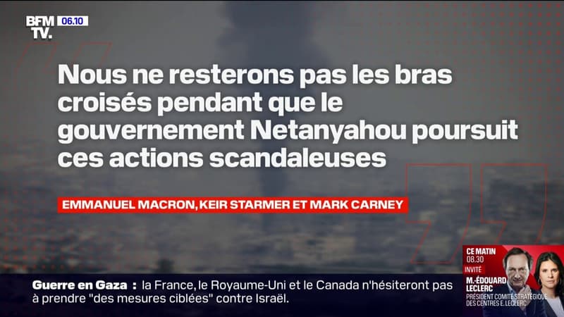 La France, le Royaume-Uni et le Canada assurent qu'ils 