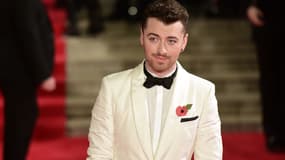 Sam Smith lors de la projection de 007 Spectre à Londres
