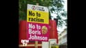 Des manifestations contre l'investiture de Boris Johnson à Londres 