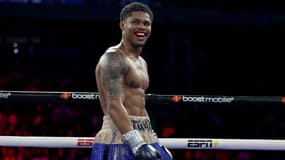 Shakur Stevenson lors de son combat contre Shuichiro Yoshino en avril 2023