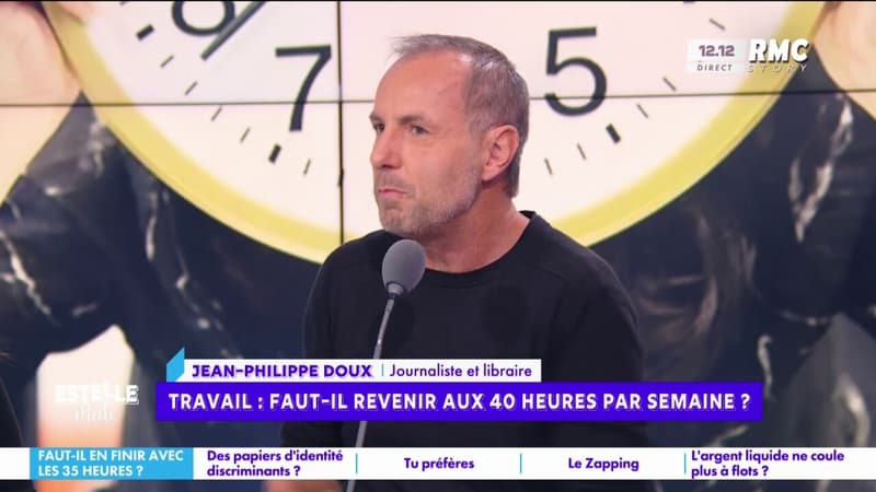 40h de travail par semaine : "Il faut que la France produise plus", défend Jean-Philippe Doux