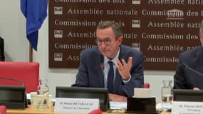 Le ministre de l'Intérieur Bruno Retailleau le 2 octobre 2024 en commission des Lois à l'Assemblée nationale. 