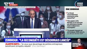 Éric Zemmour souhaite baisser "les impôts de production pour toutes les entreprises"