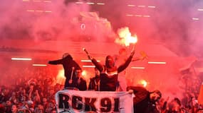 Les supporters rennais pendant Rennes-Arsenal
