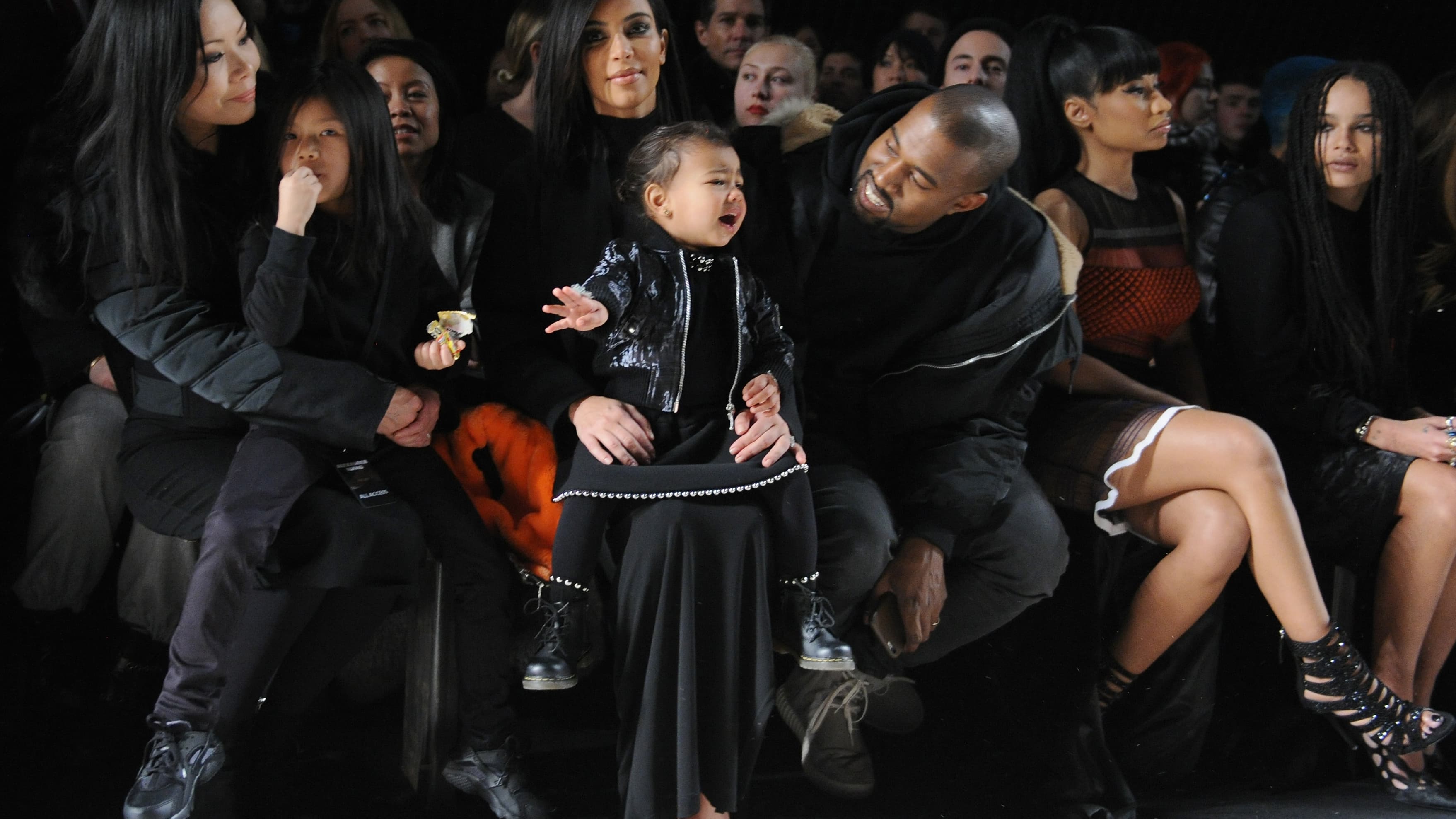North West au défilé Alexander Wang