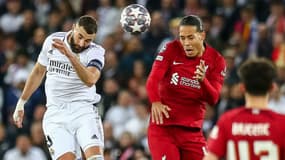 Benzema et van Dijk (Liverpool-Real)