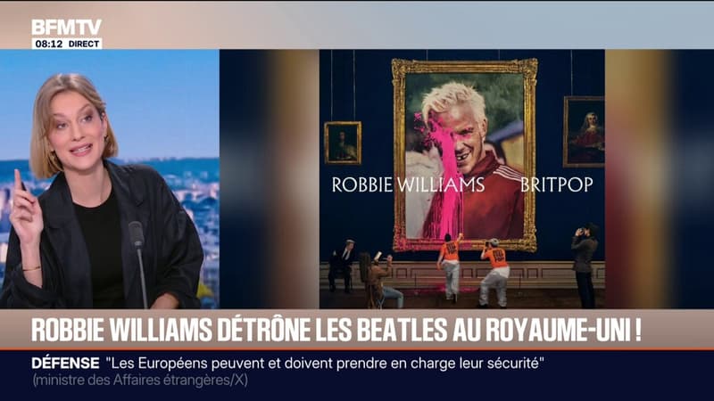 Pour la 16e fois, Robbie Williams se classe n°1 dans les charts au Royaume-Uni avec son album surprise "Britpop" et détrône les Beatles