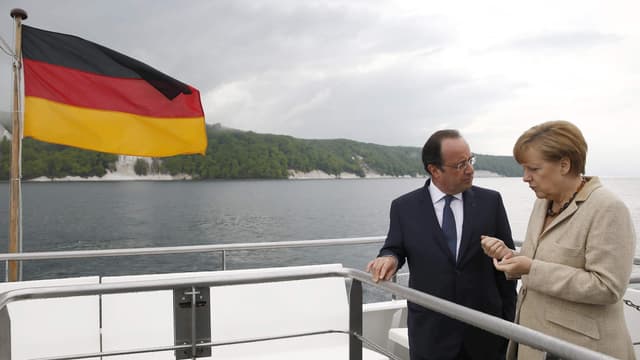 François Hollande et Angela Merkel le 9 mai dernier
