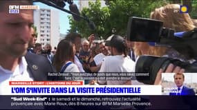 Marseille Story: plusieurs clins d'œil à l'Olympique de Marseille pour la visite d'Emmanuel Macron