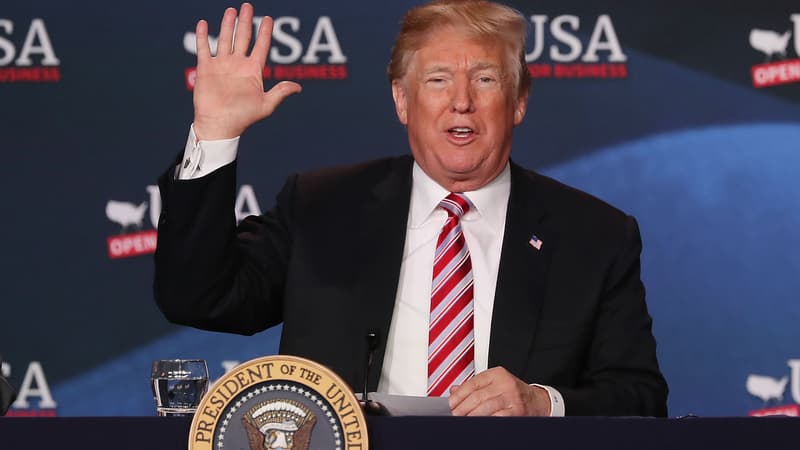 Donald Trump, le 16 avril 2018.