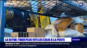 Une nouvelle machine de tri au sein de la plateforme de La Poste à La Seyne-sur-Mer