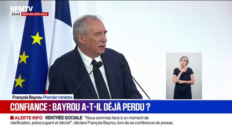 Un proche de François Bayrou confie à BFMTV: 
