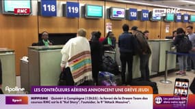 Les contrôleurs aériens annoncent une grève jeudi