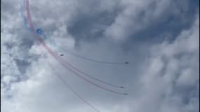 Les Alpha Jets impliqués dans l'accident aérien survenu au-dessus de Saint-Dizier (Haute-Marne), le 25 mars 2025.