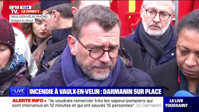 « On ne peut pas incriminer, à ce stade, l’état de l’immeuble »: le ministre du Logement s’exprime depuis Vaulx-en-Velin