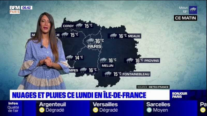Météo Paris-Ile de France: des nuages et de la pluie ce lundi 5 juillet