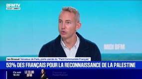Drapeaux palestiniens sur les mairies: "Le ministre de l'Intérieur est un supporter de Benjamin Netanyahu", accuse Ian Brossat, porte-parole du Parti Communiste français, après le veto de Bruno Retailleau