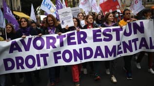 Une manifestation pro-avortement à Paris, le 28 septembre 2022.