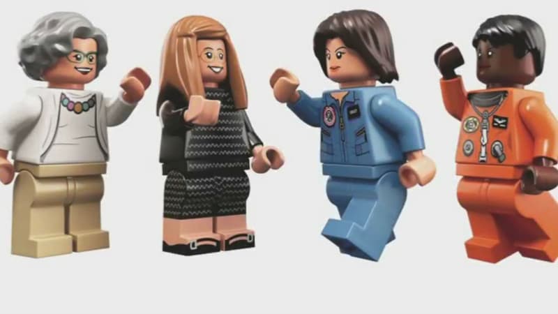 Les quatre nouvelles figurines Lego à l'image de quatre femmes qui ont marqué l'histoire de la Nasa