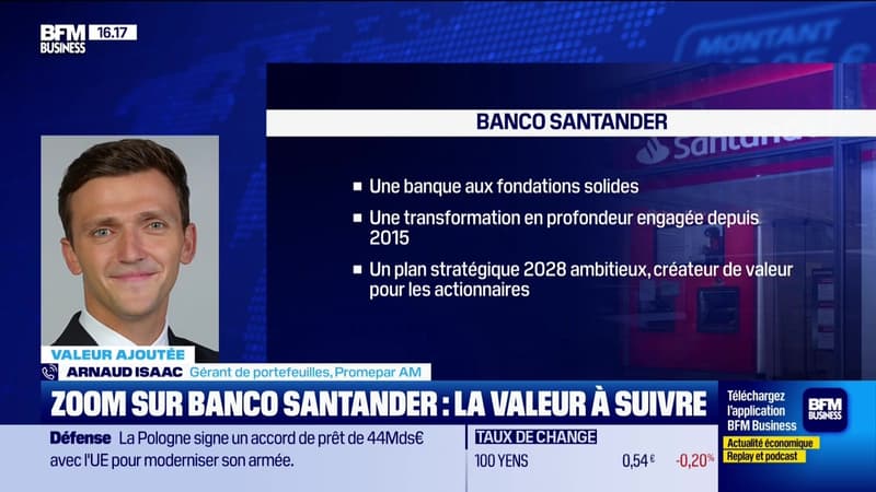 Valeur ajoutée : Ils apprécient Banco Santander - 08/05