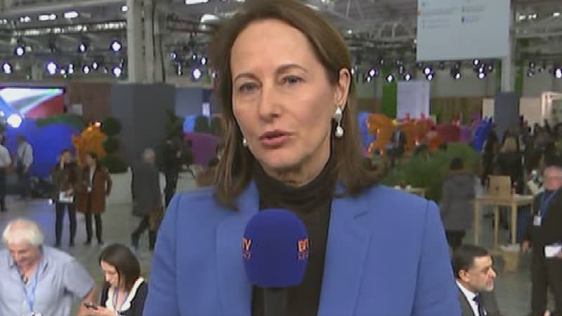 Ségolène Royal était au Bourget pour la COP21.