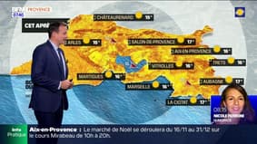 Bouches-du-Rhône weather: sunny day with a few clouds in the morning