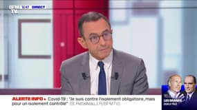 Covid-19 : "Je suis contre l'isolement obligatoire, mais pour un isolement contrôlé", Bruno Retailleau - 06/12