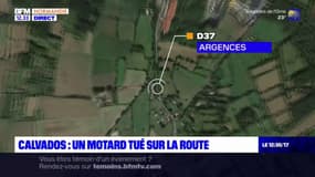Calvados: un motard de 20 ans meurt après un accident de la route près d'Argences