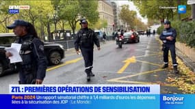 Zone à trafic limité à Paris: les premières opérations de sensibilisation