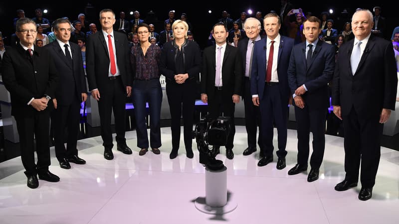 Les onze candidats à l'élection présidentielle avant le Grand débat