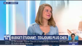 Lila Le Bas, la présidente de l'Unef, était l'invitée de BFMTV.