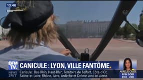 Avec la canicule, Lyon a des airs de ville fantôme
