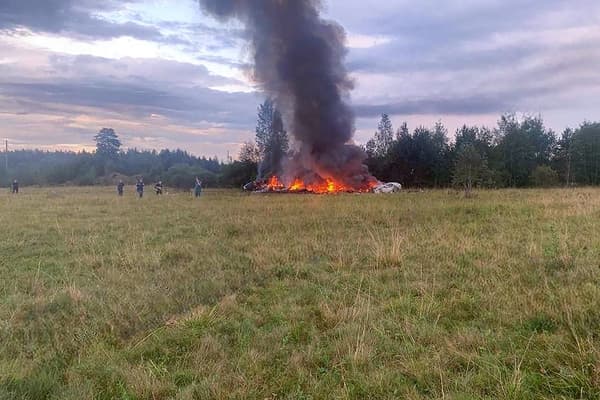 Le crash d'avion qui a coûté la vie à Evguéni Prigojine, le 23 août 2023 
