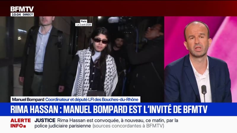 "On reproche à Rima Hassan d'être une voix engagée pour dénoncer le génocide à Gaza", dénonce Manuel Bompard